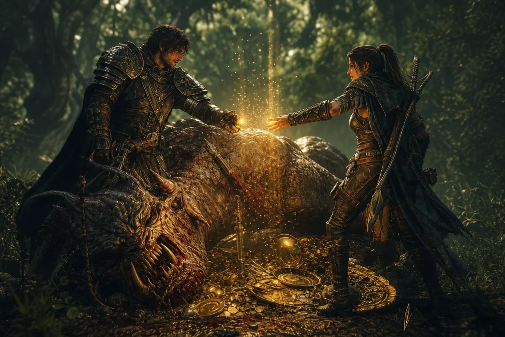Shared XP and quest objectives between players