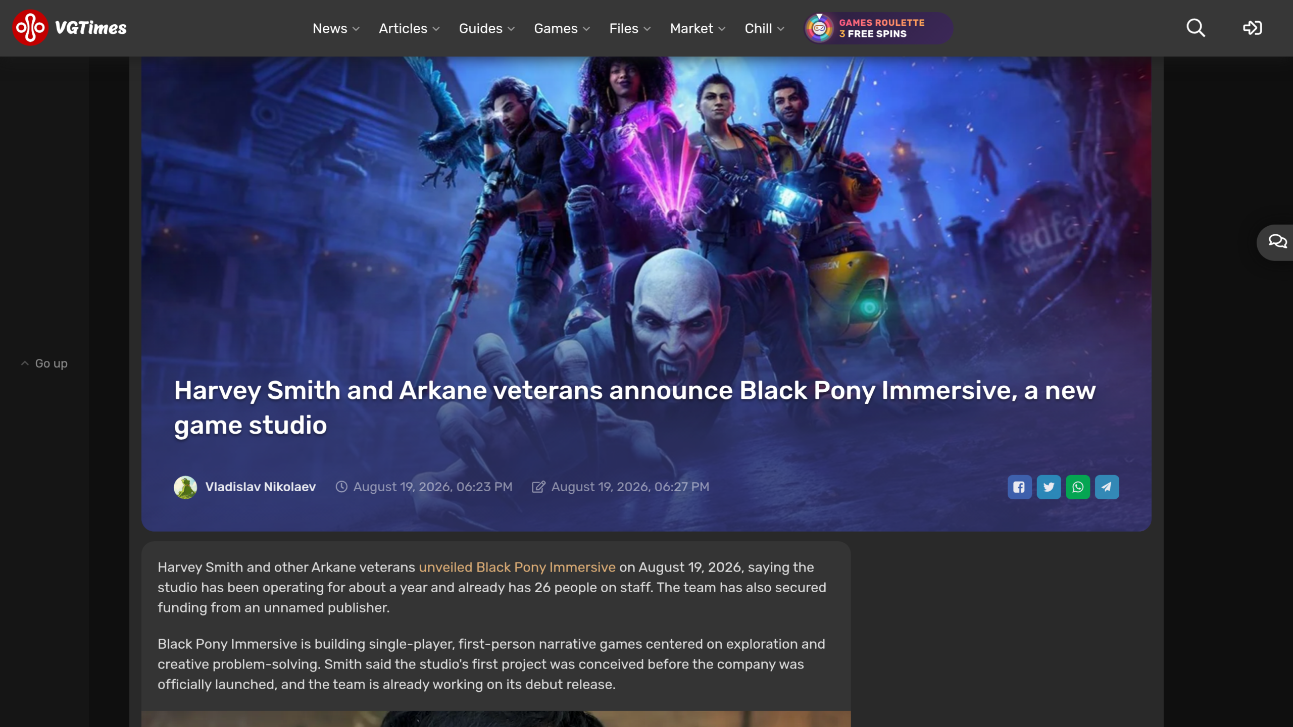 Harvey Smith : la couverture presse du lancement de Black Pony Immersive