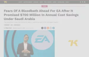 EA doit 1,8 milliard d'intérêts par an, et va couper 700 millions