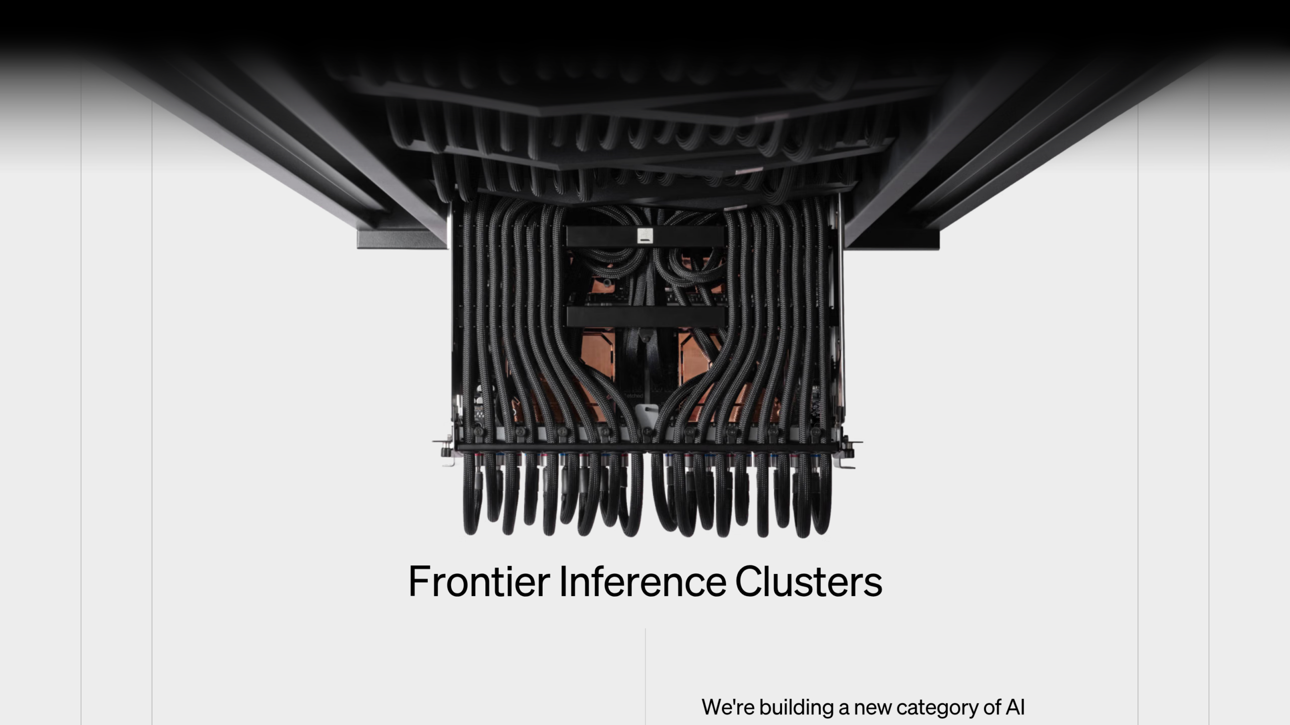 Puce Etched : le rack Frontier Inference Cluster présenté par le constructeur