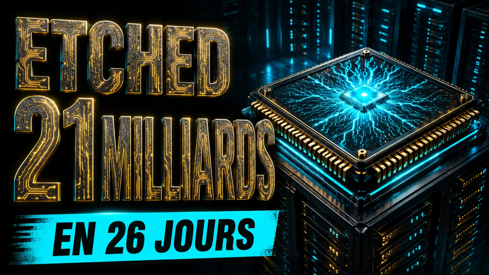 Puce Etched : miniature sur la valorisation de 21 milliards de dollars en 26 jours