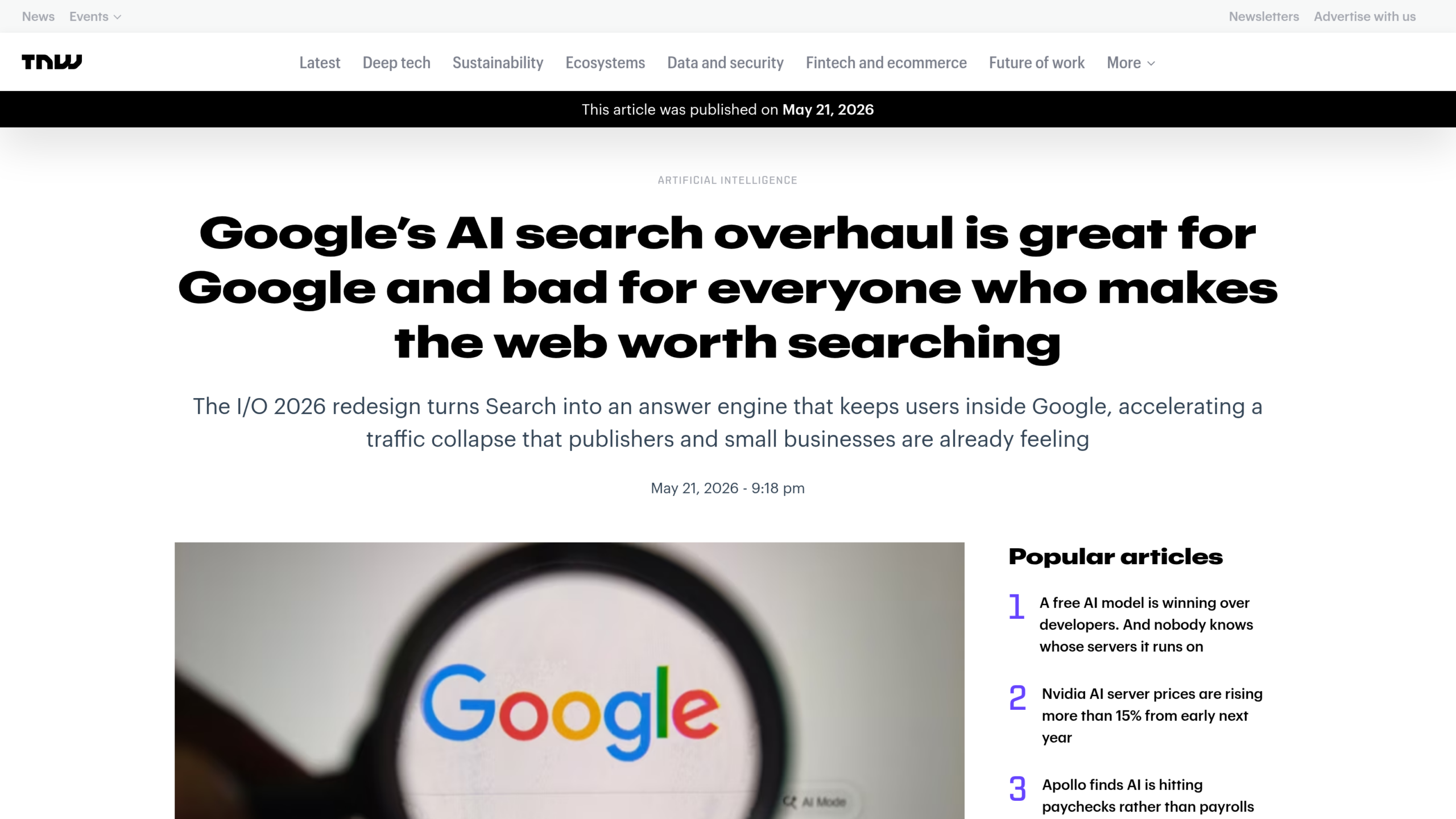 Sources préférées : la refonte de la recherche Google vue par la presse
