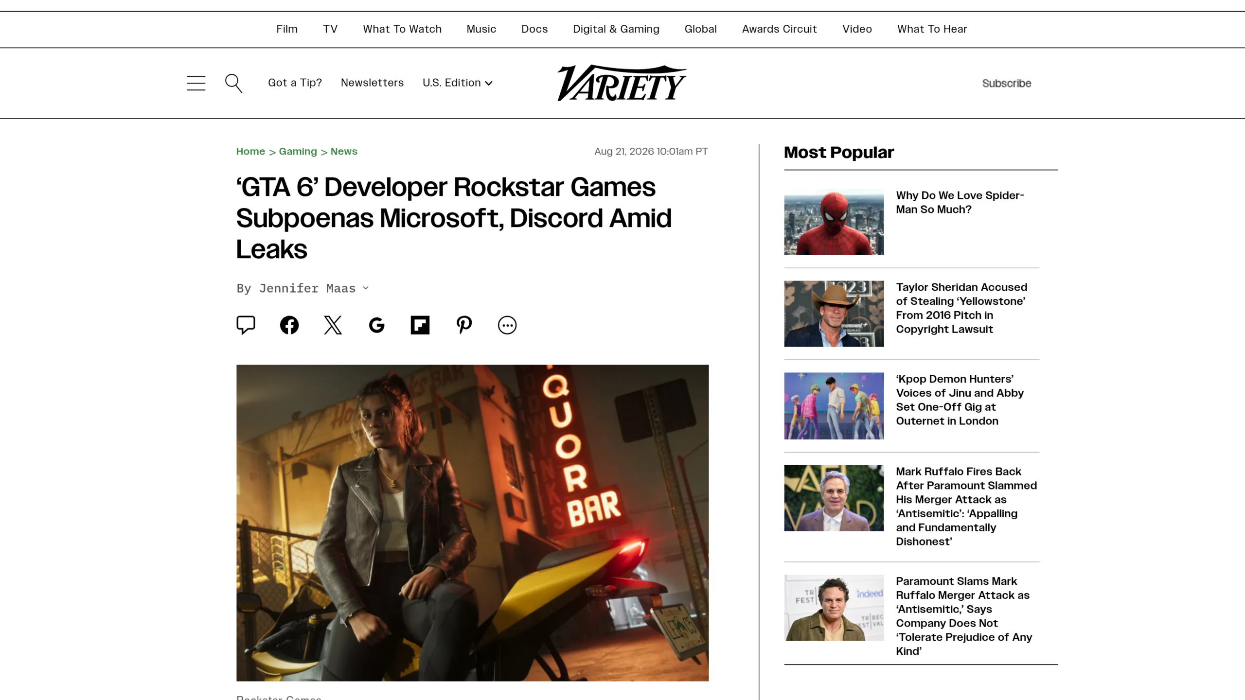 Cyberleek visé : Rockstar assigne Microsoft et Discord devant un tribunal fédéral
