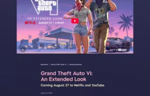 GTA 6 Gameplay Reveal Airs on Netflix Before YouTube