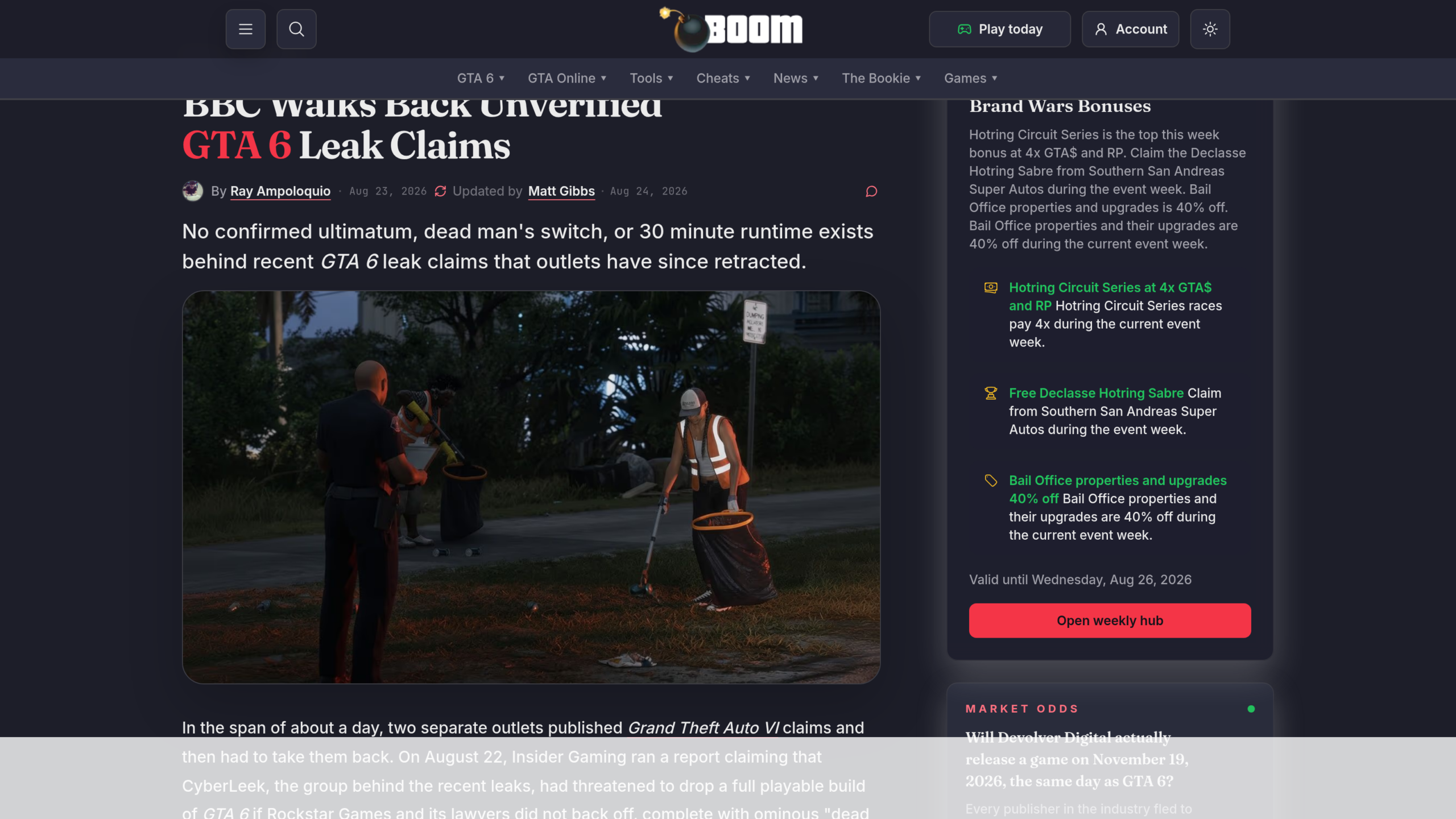 Kill switch GTA 6 : deux médias reviennent sur leurs affirmations en 24 heures