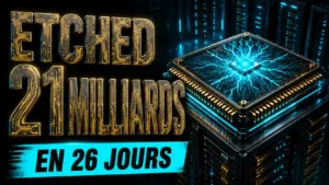 La puce Etched vaut 21 milliards de dollars en 26 jours