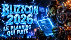 Le planning BlizzCon 2026 qui fuite ne prouve rien