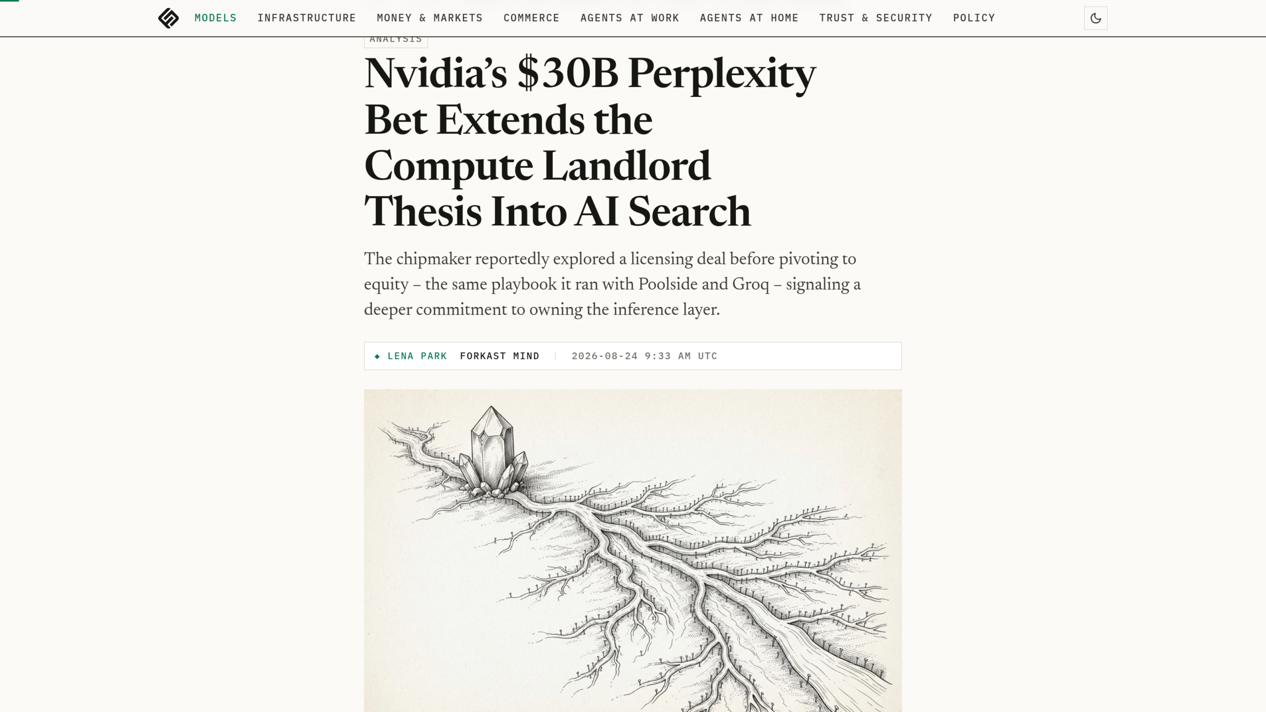 NVIDIA Perplexity : l'analyse de Forkast sur la stratégie du fabricant de puces
