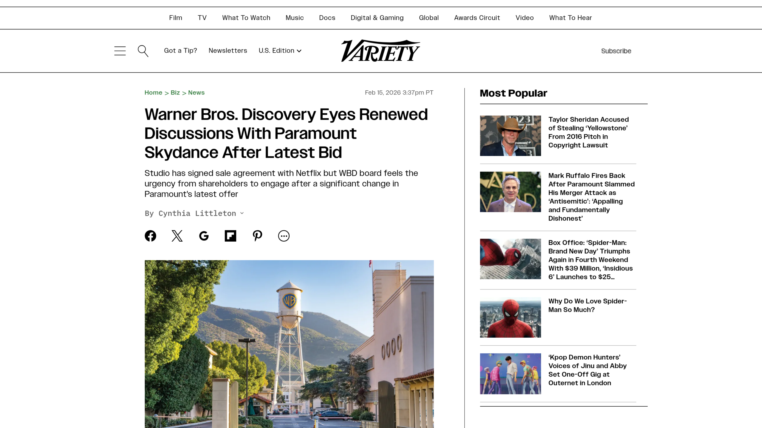 WB Games : le conseil de Warner rouvre les discussions avec Paramount