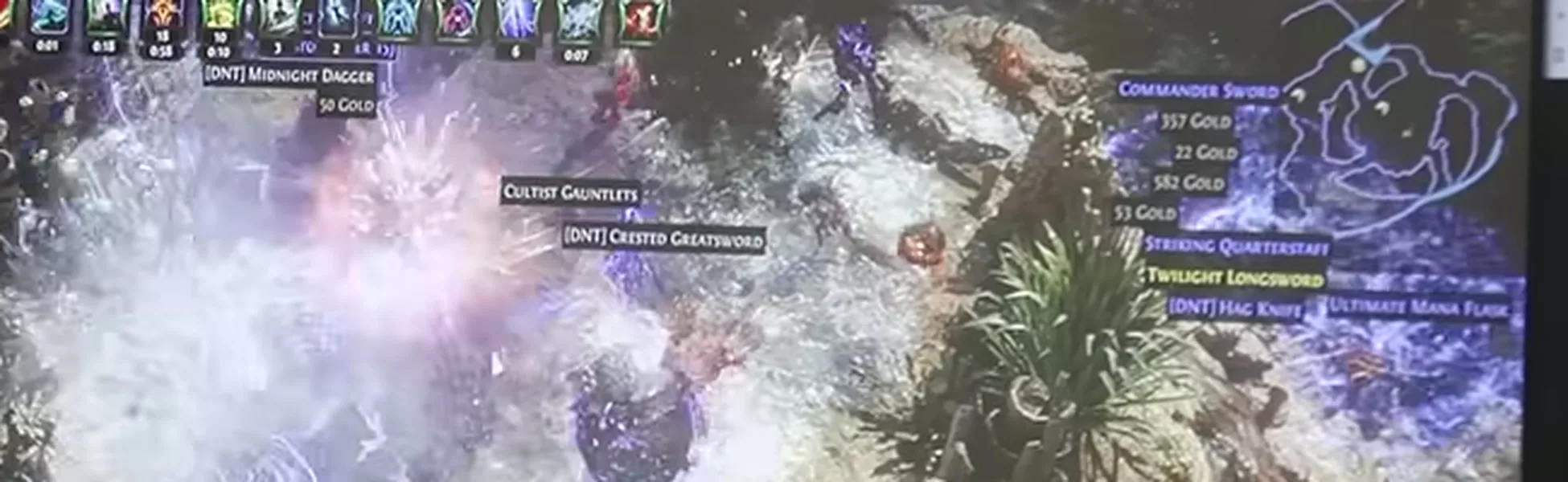 Noms d'armes inédites au sol dans Path of Exile 2 : Midnight Dagger, Crested Greatsword, Hag Knife, Commander Sword, Twilight Longsword