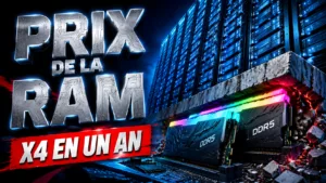 Prix de la RAM : 32 Go de DDR5 dépassent 375 dollars