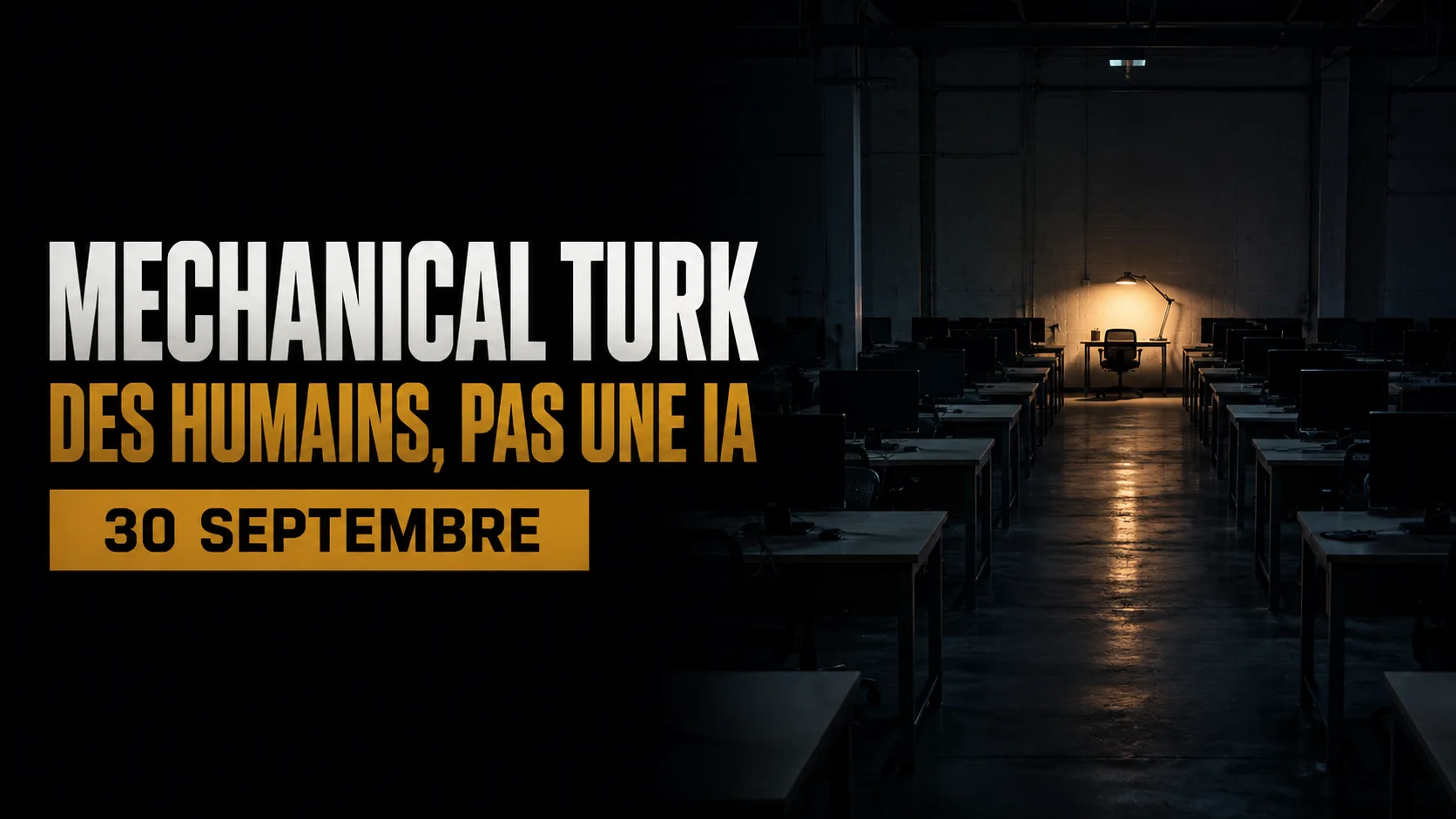 Mechanical Turk : miniature sur la fermeture de la plateforme de micro-travail d'Amazon le 30 septembre