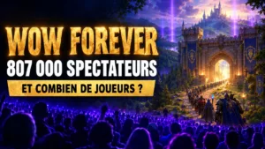 Bêta WoW Forever : 807 000 spectateurs, et combien de joueurs ?