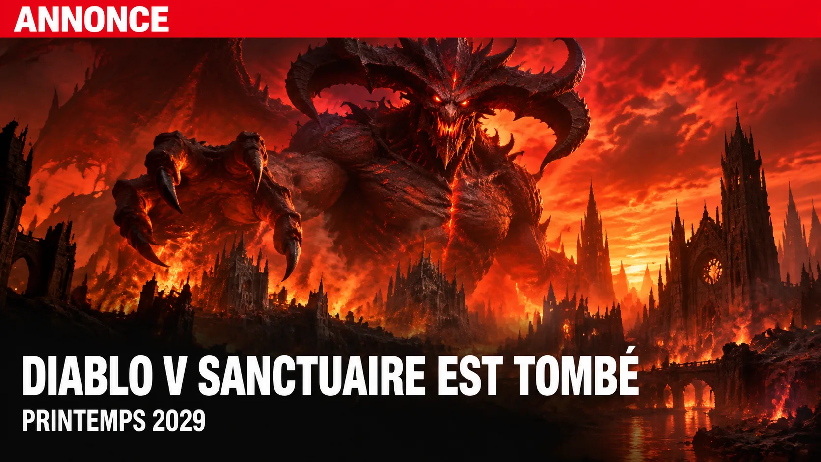 Diablo 5 : Diablo 5 arrivera en 2029 sur un Sanctuaire déjà tombé