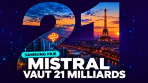 Mistral AI lève 3 milliards d’euros, Samsung mène le tour