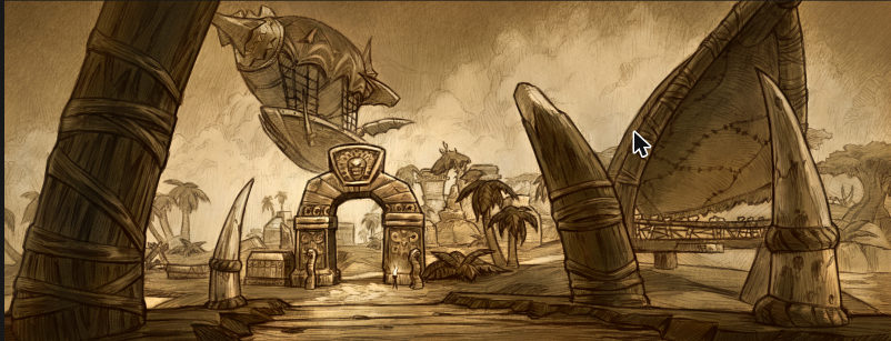 Écran de chargement de Darkspear Islands, nouveau champ de bataille