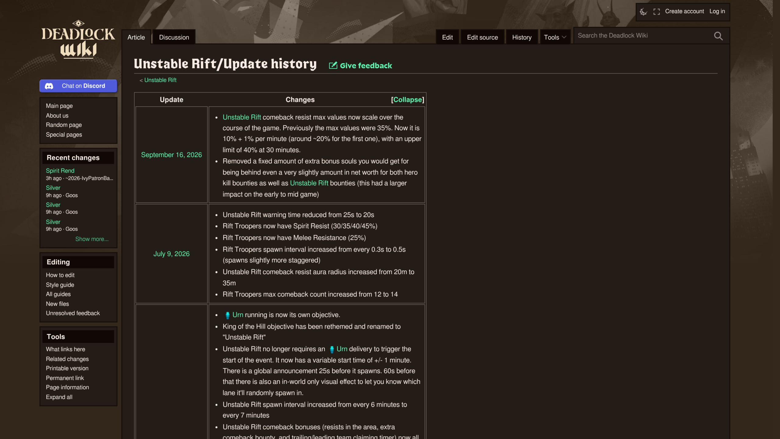 The Deadlock Wiki confirms the numbers of the new Unstable Rift catch-up mechanic