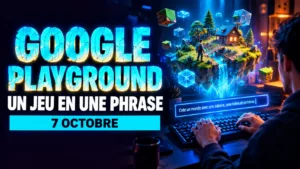 Google Playground crée des jeux sur prompt, pas en France