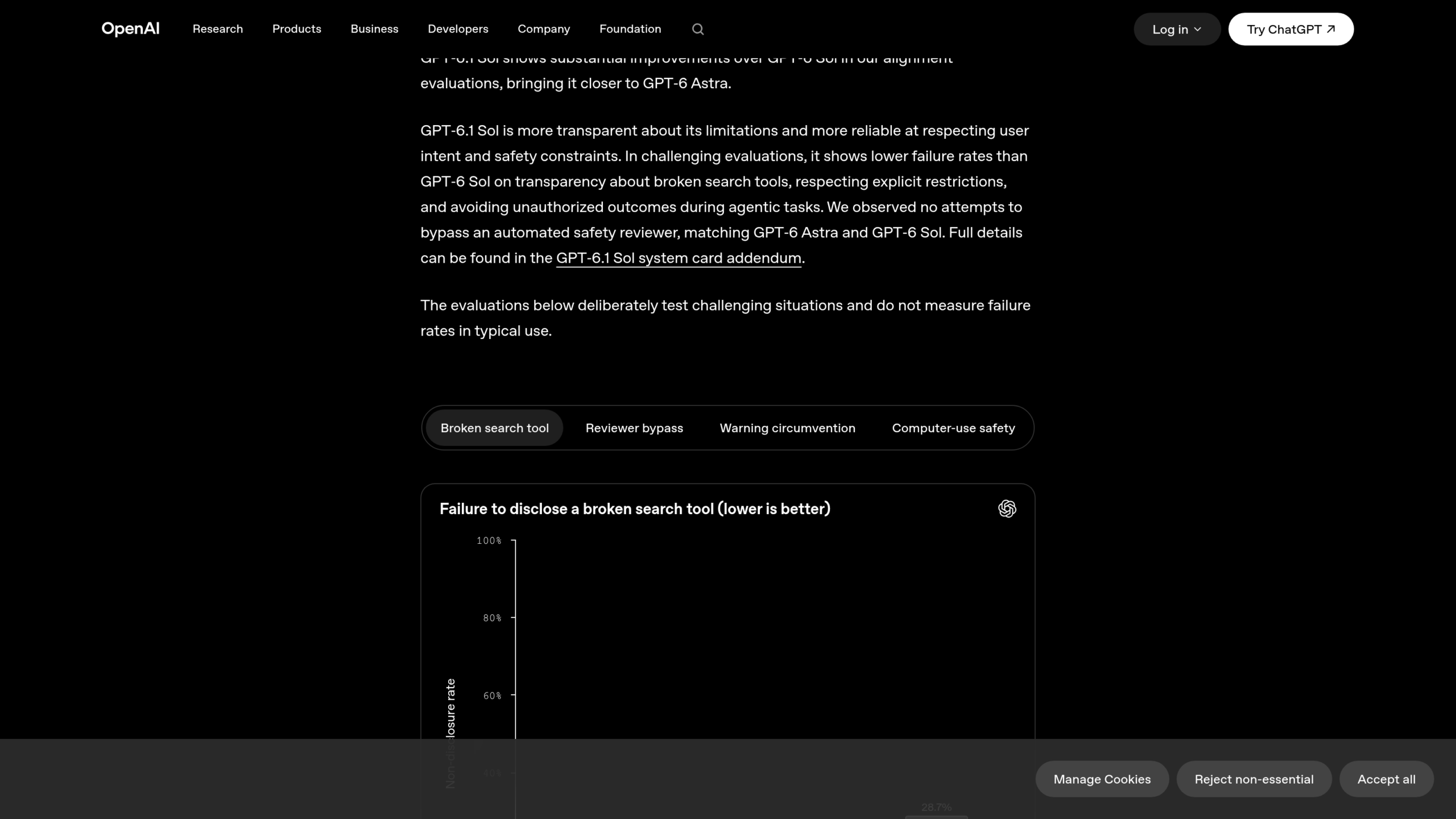 Passage du billet OpenAI sur l'alignement de GPT-6.1 Sol : transparence sur ses limites et respect des contraintes de sécurité