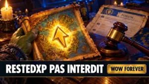 Pourquoi RestedXP n’est pas interdit sur WoW Forever (et ce que dit vraiment Blizzard)