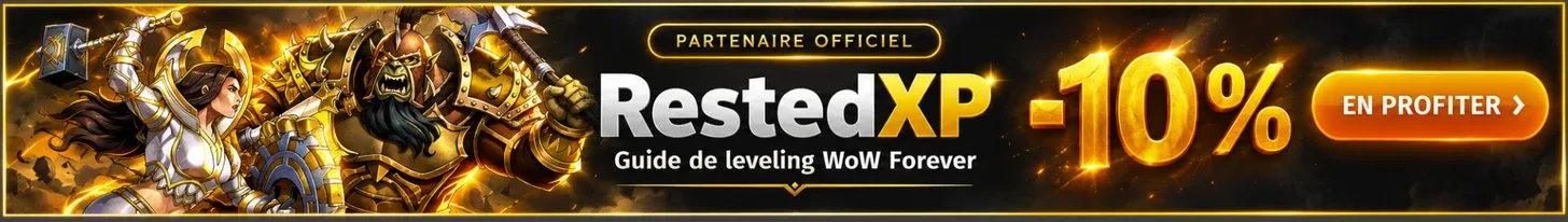 RestedXP Forever - Partenaire officiel -10%