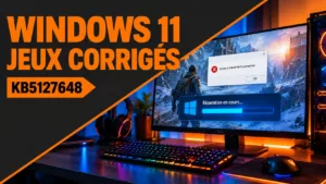 Windows 11 : la mise à jour qui corrige les plantages de jeux et les saccades de souris