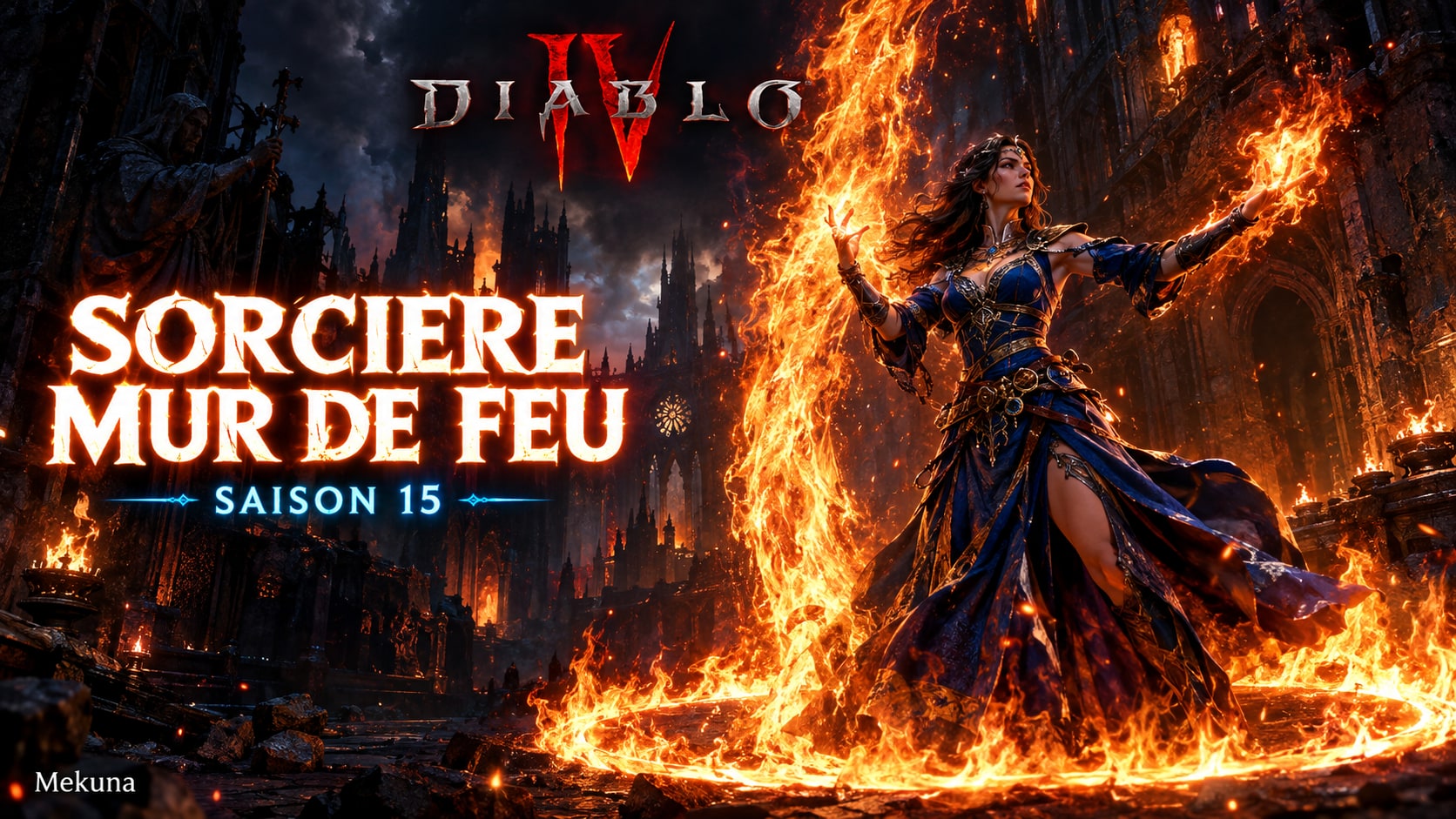 S-TIER | BUILD SORCIERE Mur de feu anneau de feu (@Mekuna) | SAISON 15