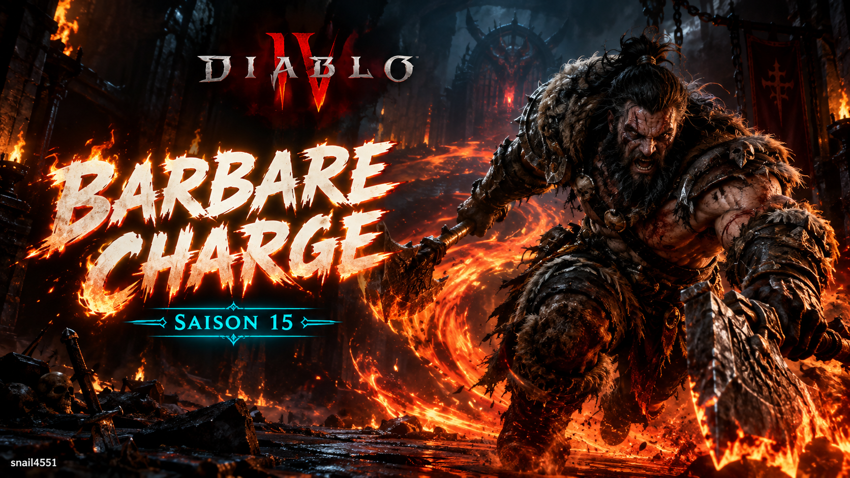 S-TIER | BUILD BARBARE Charge brûlure (@snail4551) | SAISON 15