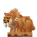 Tigre à Dents de Sabre (Sabertooth Tiger) - Créature hostile Hytale